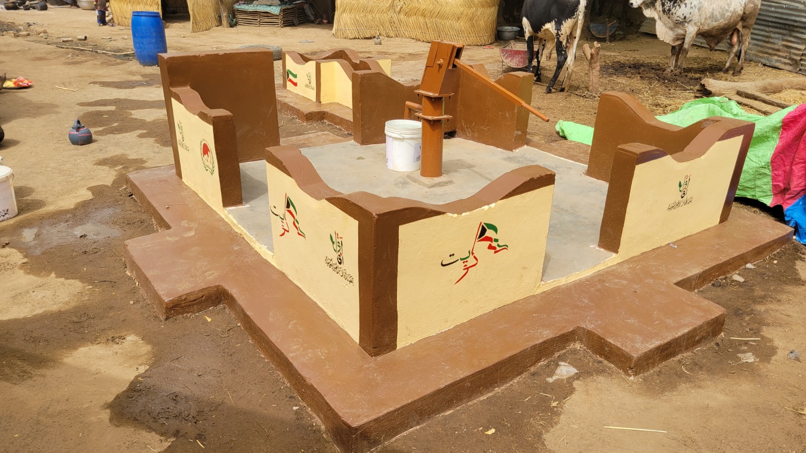 حفر بئر باسم عنود الأملح ووالديها